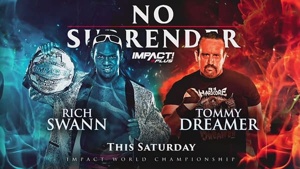 Match graphic for Rich Swann vs Tommy Dreamer at Impact Wrestling No Surrender