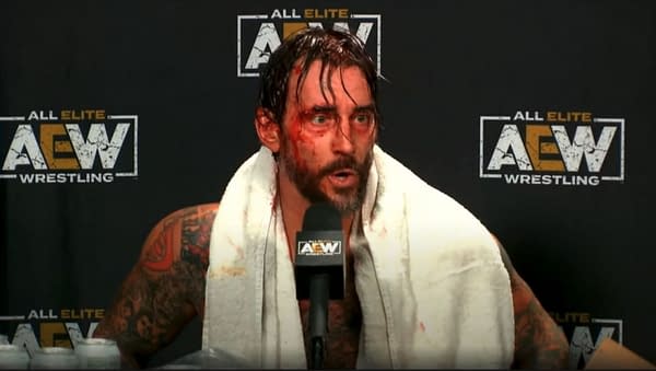 CM Punk drops a pipe bomb on the AEW All Out media scrum