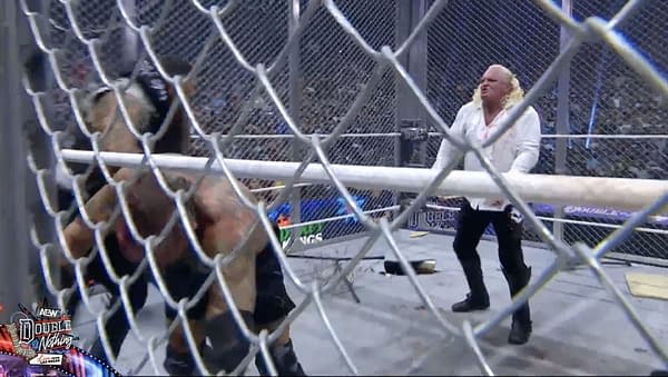 Gangrel appears at AEW Double or Nothing to help Adam Copeland defeat the House of Black.