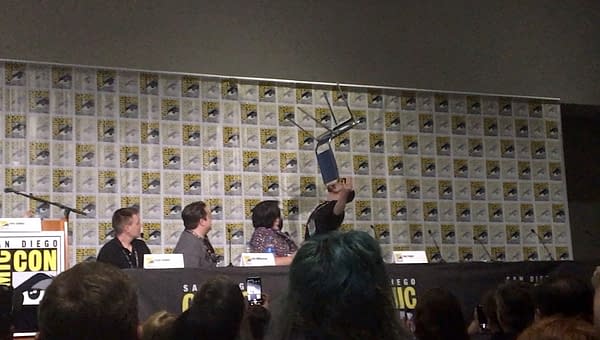 Watch Tom Taylor Balance a Chair on His Face at SDCC