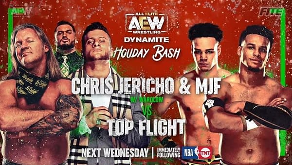 Chris Jericho and MJF face Top Flight on AEW Dynamite's Holiday Bash