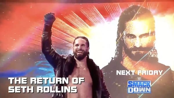 WWE announced the return of Seth Rollins on Smackdown next week