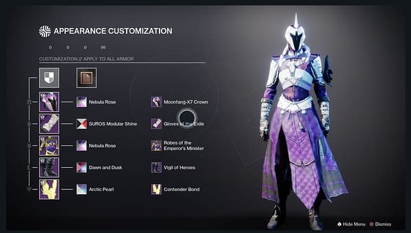 A preview of the new armor system, Courtesy of Bungie.