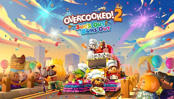 We'll be cooking on the grill in the middle of summer in Overcooked 2! Courtesy of Team17.