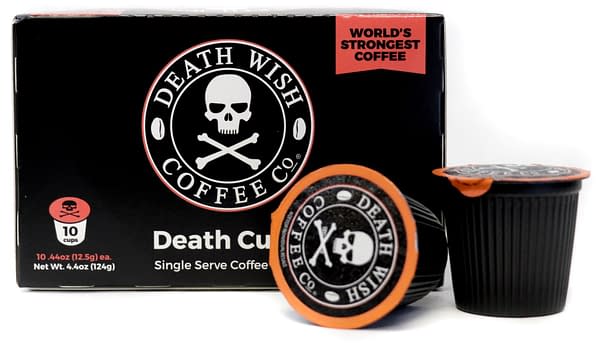 The single-serve version of Death Wish Coffee.
