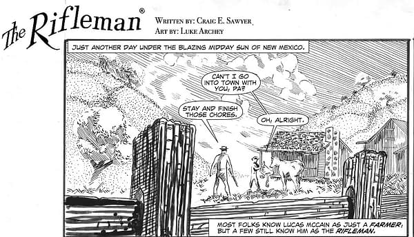 Putting The Rifleman Back Into Comic Books.