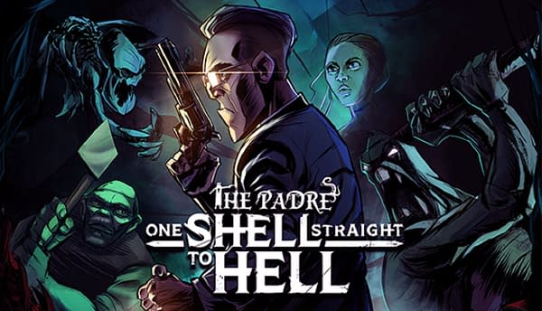 The key art for One Shell Straight To Hell, by Feardemic and Shotgun With Glitters.