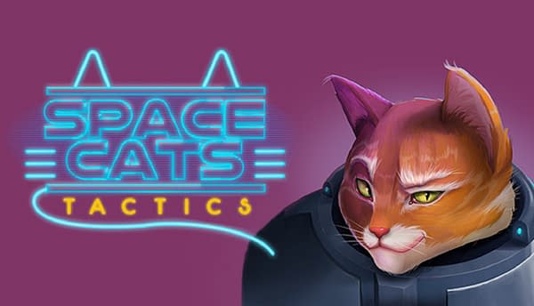 Key art from independent developer Mitzi Games' epic space opera and strategy game, Space Cats Tactics.
