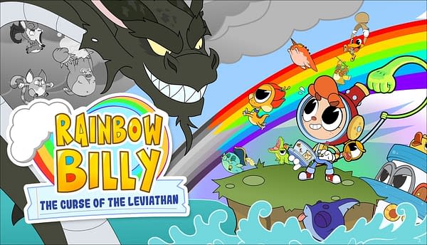 Can Rainbow Billy bring light and color back to the world? Courtesy of Skybound Games.