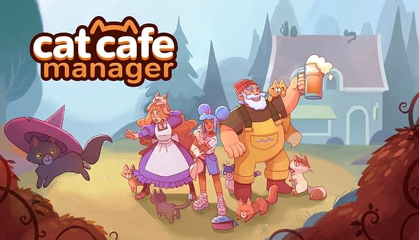 Promo artwork for Cat Cafe Manager, courtesy of Freedom Games.