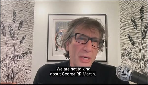 Neil Gaiman Won't Talk About George RR Martin In Staged Series 3