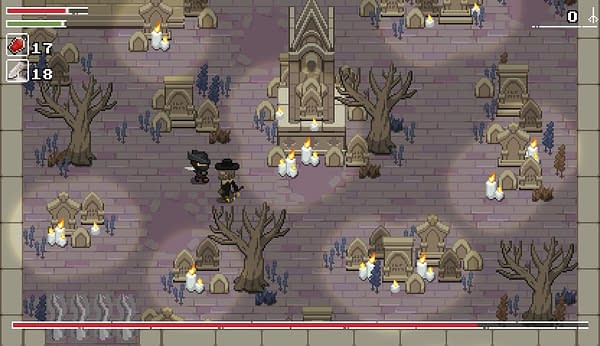 You thought Bloodborne was hard? Try it in 2D with Yarntown. Courtesy of Max Mraz.