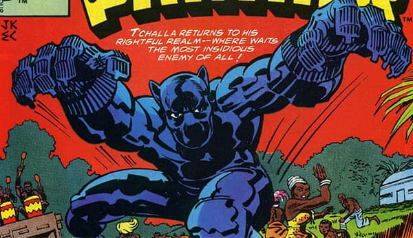 Black Panther #7 (1977) cover by Jack Kirby and Ernest Hart
