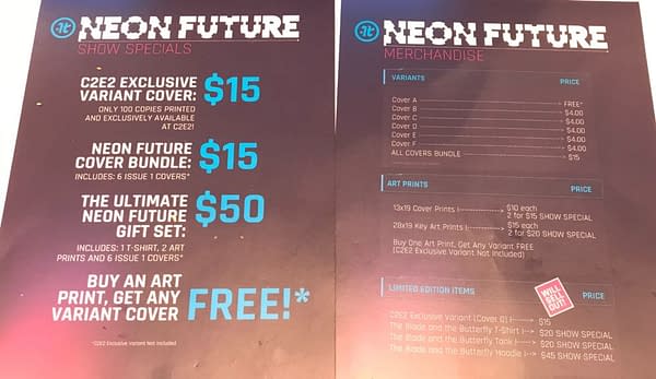 Get a Free Copy of Neon Future #1 at C2E2 If You Mention Bleeding Cool