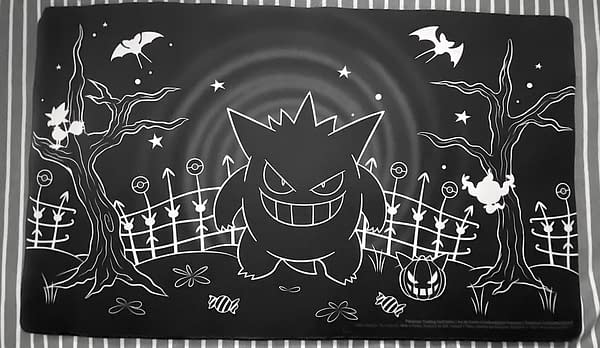 Gengar playmat. Credit: Pokémon Center