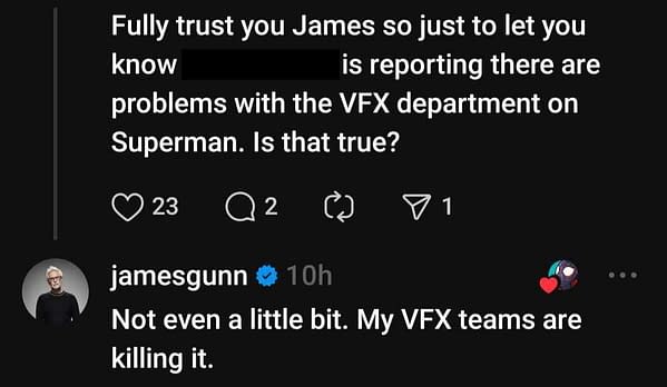 James Gunn KOs More Superman Gossip: "My VFX Teams Are Killing It"