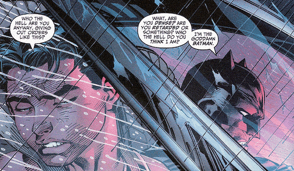 Wonder Woman's Sweary Batman is Uncanny&#8230; (Justice League #1 Spoilers)