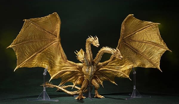 King Ghidorah Reigns Supreme with New Godzilla S.H.MonsterArts Figure