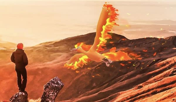 Moltres in Pokémon GO. Credit: Niantic