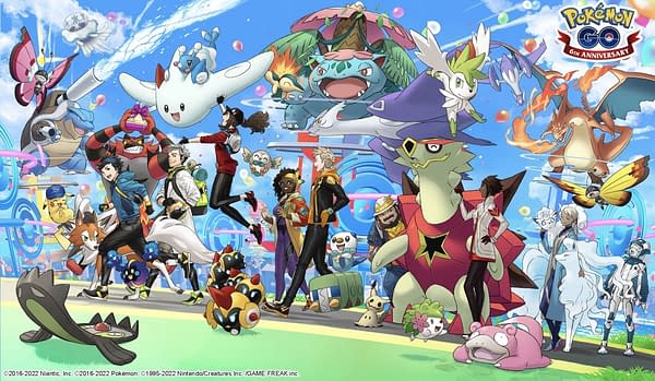 Pokémon GO 6th Anniversary poster. Credit: Niantic