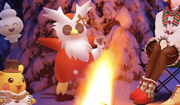 Holiday Delibird in Pokémon GO. Credit: Niantic