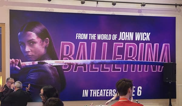 Ballerina: John Wick Spinoff Character Posters On Display At CinemaCon