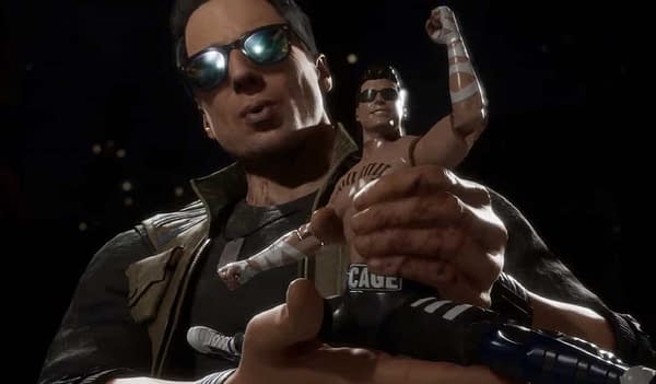 Ever wonder why Johnny Cage wasn't in Mortal Kombat 3? Now we know! Courtesy of NetherRealm Studios.