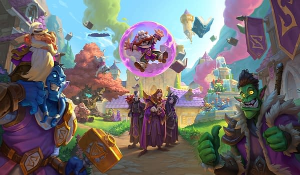 Artwork for Hearthstone's latest expansion, Scholomance Academy. Courtesy of Blizzard.