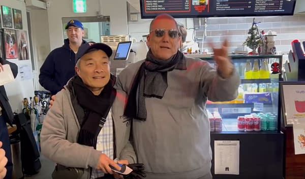 Jim Lee Visits Bob Layton, And Drink And Draw In South Korea