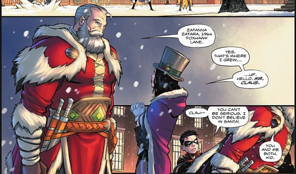 Batman Meets Two Of His Old Trainers Again And One Of Them Was Santa