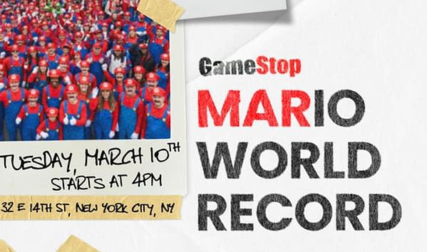 GameStop Wants To Set a World Record on Mario Day