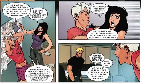 Has Kate Bishop Become a Skrull Apologist? West Coast Avengers #8