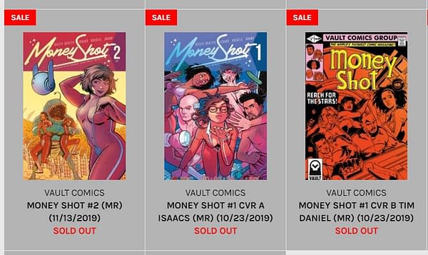 Money Shot #1, Out Tomorrow, is Vault's Best-Selling Comic to Date