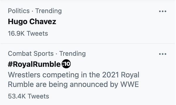 Is it a coincidence that El Presidente trends on the day of the Royal Rumble? Or is El Presidente's 2nd career finally taking off?!