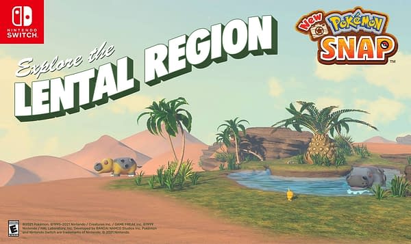 Hey, it almost looks like a real postcard in New Pokémon Snap. Courtesy of Nintendo.