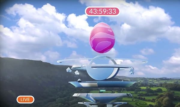 Mysterious Raid Egg in Pokémon GO. Credit: Niantic
