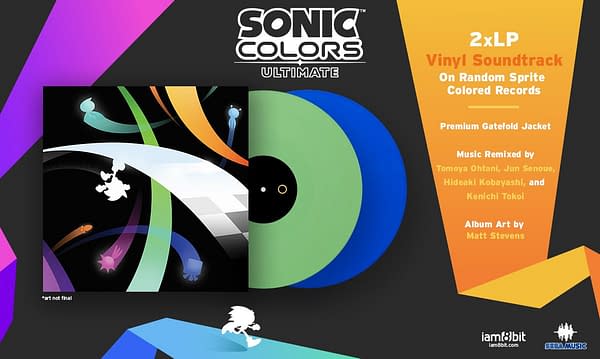 SEGA and iam8bit Release Sonic Colors: Ultimate vinyl soundtrack