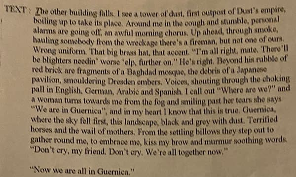Tom Brevoort Posts Alan Moore's Script For Guernica