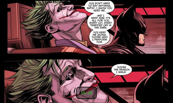 Then Joker Reckons He Is The Only Man Who Can Satifsy Batman