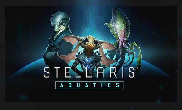 A look at some of the species added to Stellaris from the Aquatics Pack. Courtesy of Paradox Interactive.