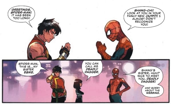 Yes, Shang-Chi Tault Spider-Man Martial Arts