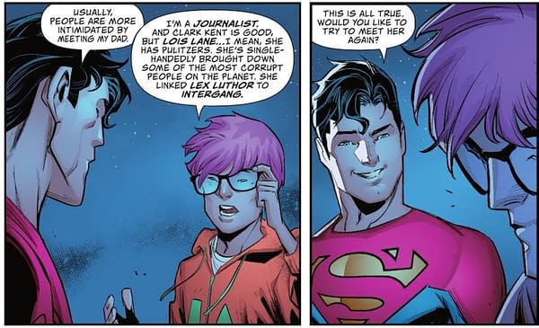 Jonathan Kent Introduces His Special Friend To His Parents
