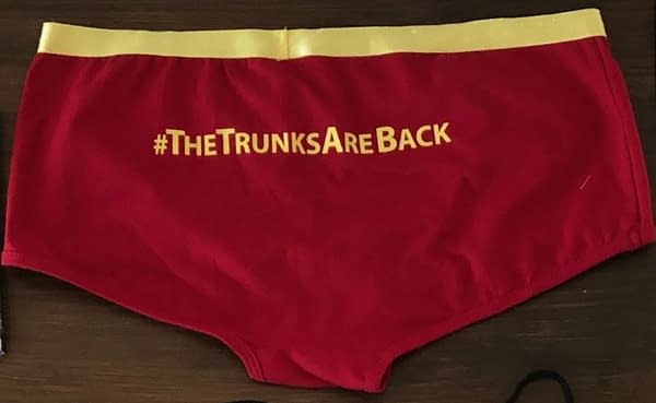 DC Comics Gives Away Superman Red Boxer Shorts and Trunks at #SXSW #TheTrunksAreBack