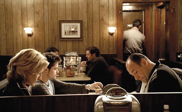 A look at the final scene from HBO's The Sopranos (Image: WarnerMedia).