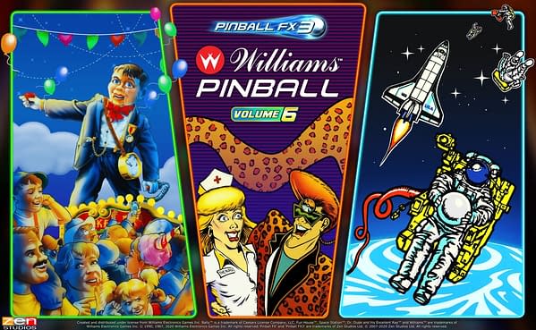 Some all time classics are on the way in Williams Pinball: Volume 6, courtesy of Zen Studios.