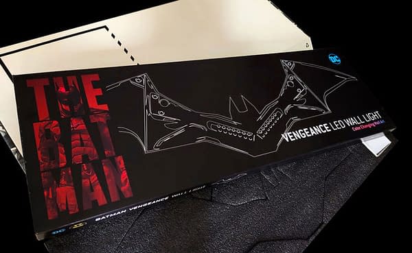Light Up You Batcave with The Batman Vengeance Batwing Wall Light 