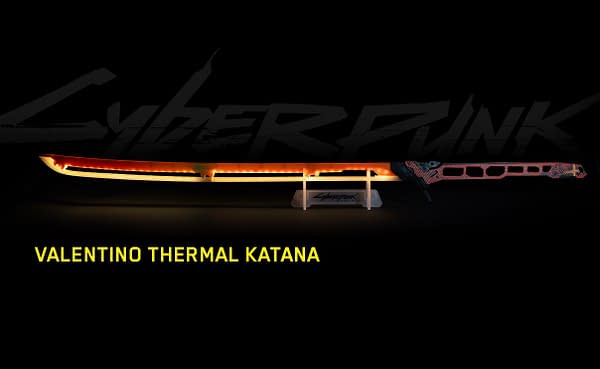 Cyberpunk 2077 Releases Official Valentino Thermal Katana Replica