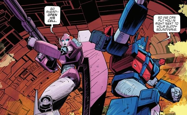 Transformers Spoilers: Optimus Prime Vs Elita-1