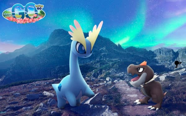 Amaura & Tyrunt in Pokémon GO. Credit: Niantic