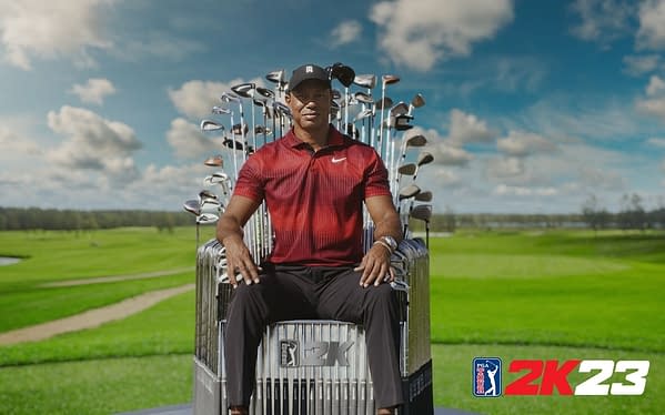 Tiger Woods Graces The Cover Of PGA Tour 2K23